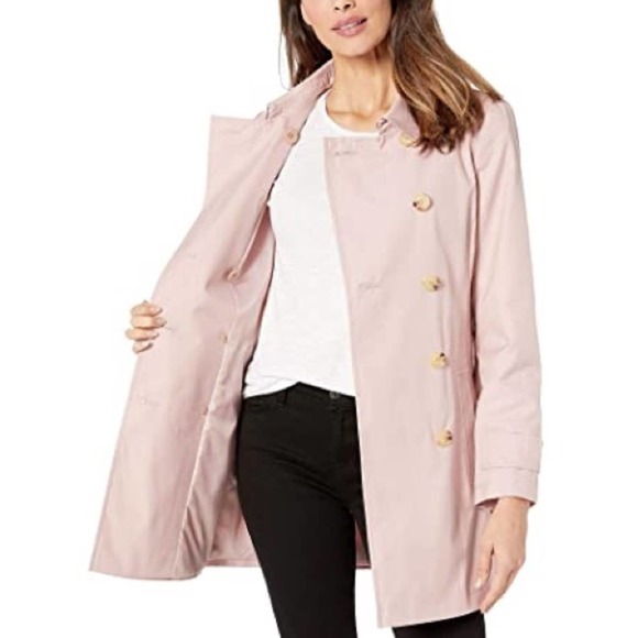 lauren ralph lauren short double breasted trench